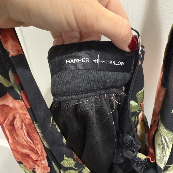 Floral Black Dress - Picture 5 of 6